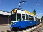 Be 4/8 259 unterwegs auf der Linie 10 in Therwil. Die Aufnahme stammt vom 13.08.2016
