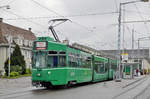 Der Be 4/6S 684 wartet auf dem Hof des Depots Dreispitz auf den Verlad nach Sofia. Die Aufnahme stammt vom 26.04.2017.