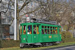 Stadtrundfahrt mit dem Be 2/2 156. Hier fährt der Oldtimer Richtung Bahnhof SBB. Die Aufnahme stammt vom 03.12.2017.