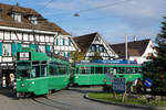 Basler Verkehrs-Betriebe BVB.
Strassenbahnimpressionen in Allschwil vom 22. November 2019.
Foto: Walter Ruetsch