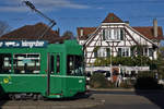 Basler Verkehrs-Betriebe BVB.
Strassenbahnimpressionen in Allschwil vom 22. November 2019.
Foto: Walter Ruetsch