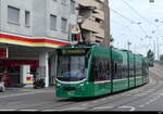 BVB - Be 6/8  301 unterwegs auf der Linie 8 in Basel am 17.07.2023