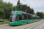 Be 6/8 Flexity 5043, auf der Linie 6, bedient am 05.07.2024 die Haltestelle Weilstrasse.