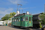 Ce 2/2 209  Zum Wacker  steht am 19.06.2023 auf dem Areal des Stadt Zirkus beim Depot Dreispitz.