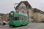 Be 4/4 480 überquert am 26.08.2024 mit der Fahrschule die Mittlere Rheinbrücke. Aufnahme Basel. 