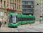 BVB - Tram Be 6/8 5021 unterwegs auf der Linie 3 in der Stadt Basel am 2024.10.13