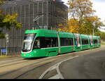 BVB - Tram Be 6/8 5036 unterwegs auf der Linie 6 in der Stadt Basel am 2024.10.13