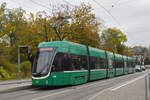 Be 6/8 Flexity 5005, auf der Linie 3, bedient am 31.10.2024 die Haltestelle St.