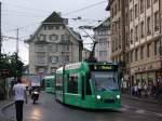 313unterwegs als Linie6 bei der Haltestelle Schifflnde um 6:28 des 1.Sept.2008