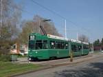 Be 4/6 S 686 wartet auf dem Bruderholz auf seine Abfahrtszeit.