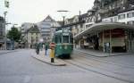 Basel BVB Tram 15 (SWP/BBC/Siemens-Be 4/4 476) Barfsserplatz am 29.