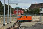 Xe 4/4 2330 macht auch eine Testrunde nach Weil am Rhein. Hier wendet der Wagen in der Schlaufe beim Bahnhof Weil am Rhein. Die Aufnahme stammt vom 29.09.2014.
