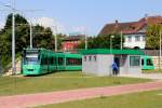 Basel BVB Tram 8 (Siemens-Combino Be 6/8 306) Weil am Rhein, Bahnhof / Zentrum am 3.