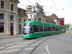 BVB - Tram Be 6/8  5012  unterwegs auf der Linie 8 in der Stadt Basel am 09.05.2016