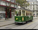 tpc - Oldtimer Tram  Be 2/2  125 unterwegs in der Stadt Genf am 2024.11.03