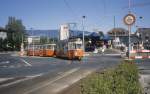 Genve / Genf TPG Tram 12 (Be 4/4 721 + B 315) Moillesulaz am 25.