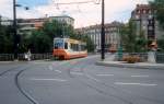 Genve / Genf TPG Tram 12 (ACMV/Dwag/BBC-Be 4/6 835) Pont de Carouge am 8. Juli 1990.