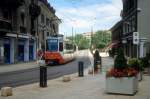 Genve / Genf TPG Tram 12 (ACMV/Dwag/BBC-Be 4/6 843) Rue du Pont-Neuf am 8.