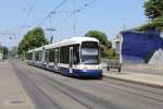 Genève / Genf TPG Tram 15 (Bombardier Flexity C Be 6/8 897) Avenue des Communes Réunies (Hst.