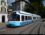 VBZ - Tram Be 5.6 3052 mit Schutzmaske unterwegs in der Stadt Zürich am 26.07.2020