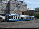 VBZ - Tram Be 5.6 3084 unterwegs in der Stadt Zürich am 26.07.2020