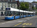 VBZ - Be 6/8 4030 unterwegs auf der Linie 4 in der Stadt Zürich am 29.04.2023