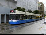 VBZ - Tram Be 6/8 4065 unterwegs auf der Linie 2 in der Stadt Zürich am 2024.09.27