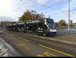 VBZ - Tram Be 5/6 3030 unterwegs auf der Linie 4 unterwegs in der Stadt Zürich am 2024.11.24