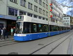 VBZ - Be 6/8 4014 unterwegs auf der Linie 11 in der Stadt Zürich am 2024.12.21