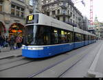 VBZ - Be 6/8 4016 unterwegs auf der Linie 13 in der Stadt Zürich am 2024.12.21