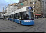 VBZ - Be 6/8 4029 unterwegs auf der Linie 4 in der Stadt Zürich am 2024.12.21