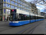 VBZ - Be 6/8 4046 unterwegs auf der Linie 2 in der Stadt Zürich am 2024.12.21