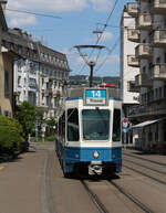 Be 4/6 2077 in Zürich, Werd am 30.05.2023.