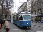 Am 17.12.09 machten zwei VBZ-Mechaniker mit der Mirage 1672 eine Probefahrt, dabei kamen sie auch durch die Bahnhofstrasse, die sie angesichts der Hektik der Passanten ganz gemchlich durchfahren.