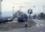 Zrich VBZ Tram 5 (Be 4/4 1429) Quaibrcke am 6.