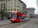 VBZ - Tram Be 5/6 3087 unterwegs auf der Linie 11 am 21.04.2013