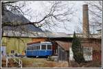 Eine Strassenbahn in Ziegelbrücke? Entdeckt habe ich den B768 der VBZ auf dem Gelände einer ehemaligen Spinnerei unweit des Bahnhofs Ziegelbrücke. Es hadelt sich um ein Exemplar einer Sammlung historischer Nutzfahrzeuge. (16.01.2014)