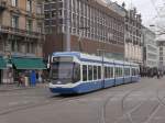 VBZ - Be 5/6 3051 unterwegs auf der Linie 4 in der Stadt Zürich am 24.01.2015