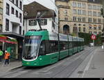 BVB - Tram Be 6/8  5018 unterwegs in der Stadt Basel am 2024.10.02