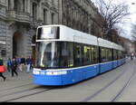 VBZ - Be 6/8 4012 unterwegs auf der Linie 13 in der Stadt Zürich am 2024.12.21