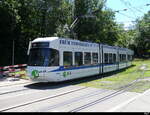 VBG - Tram Be 5/6 3077 unterwegs auf der Linie 10 bei der einfahrt zur Haltestelle Milchbuck am 2024.07.14