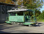 Dienstfahrzeug ex VBZ Xe 2/2  1905 vom Verein Tram-Museum Ausgestellt vor dem Museum in der Stadt Zürich am 2024.10.27