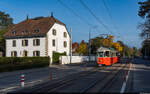 AGMT Be 4/4 729 / Chêne-Bougeries, Grangettes, 3. November 2024<br>
Festival tramways historiques 2024