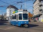 Linie 7 Wagennummer 2021  Albisrieden  beim Schaffhauserplatz. Datum: 31. 10. 2021