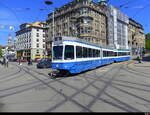 VBZ - Be 4/6 2059 + Be 2/4 2434 unterwegs auf der Linie 5 in Zürich am 27.04.2024