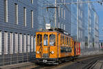 Oldtimer Zug mit dem Ce 2/4 Nr.12 zusammen mit dem C2 41 fährt am 24.08.2024 zur Haltestelle Peter Merian. Aufnahme Basel.