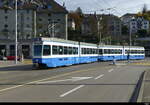 VBZ - Be 4/3 2048 + Be 4/6 2098 unterwegs auf der Linie 4 in Zürich am 2024.10.27