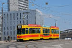 Be 4/8 207, überquert am 24.06.2024 mit der Fahrschule die Münchenseteinerbrücke.