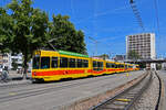 Am 11.08.2024 fand die TCB Abschiedsfahrt der 200er Serie der BLT statt. Mit den drei Be 4/8 218, 235 und 249 mit einer Gesamtlänge von 78,51 m waren wir unterwegs. Die Fahrt endet an der Heuwaage. Aufnahme Basel.