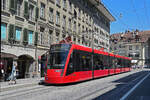 Be 6/8 Combino 662, auf der Linie 8, bedient am 09.07.2024 die Haltestelle Bärenplatz.